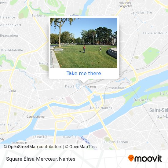 Square Élisa-Mercœur map