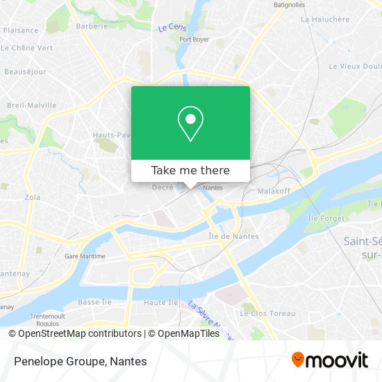 Penelope Groupe map