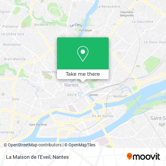 La Maison de l'Eveil map