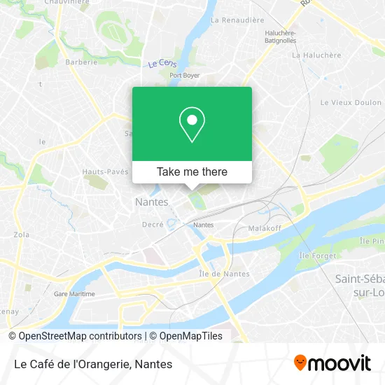 Le Café de l'Orangerie map