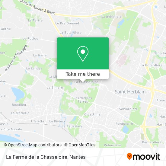 La Ferme de la Chasseloire map