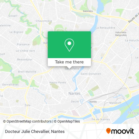 Docteur Julie Chevallier map