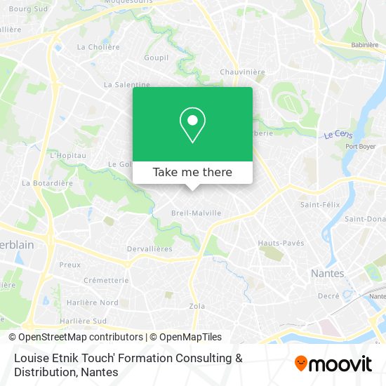 Louise Etnik Touch' Formation Consulting & Distribution map