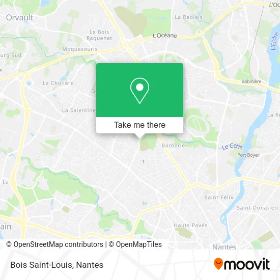 Mapa Bois Saint-Louis