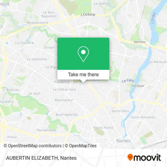Mapa AUBERTIN ELIZABETH