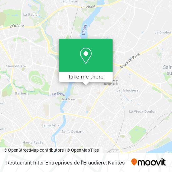 Restaurant Inter Entreprises de l'Eraudière map