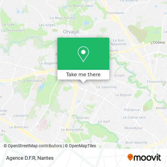 Agence D.F.R map