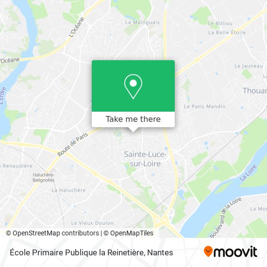 École Primaire Publique la Reinetière map