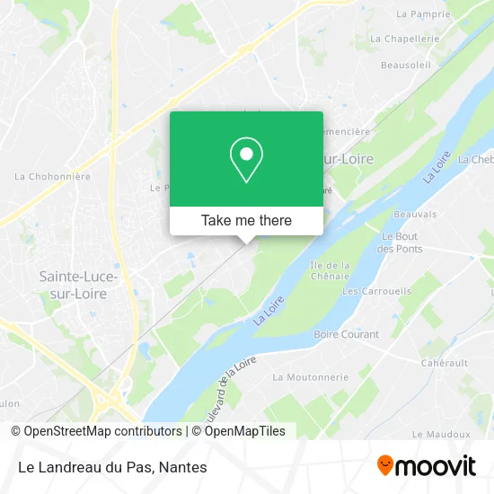 Le Landreau du Pas map