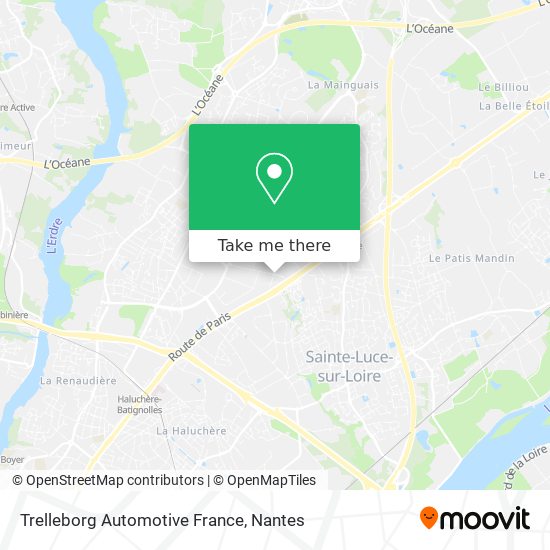 Trelleborg Automotive France map