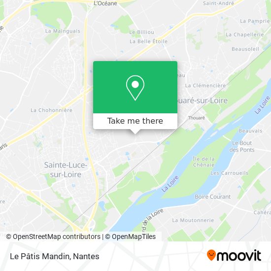 Le Pâtis Mandin map