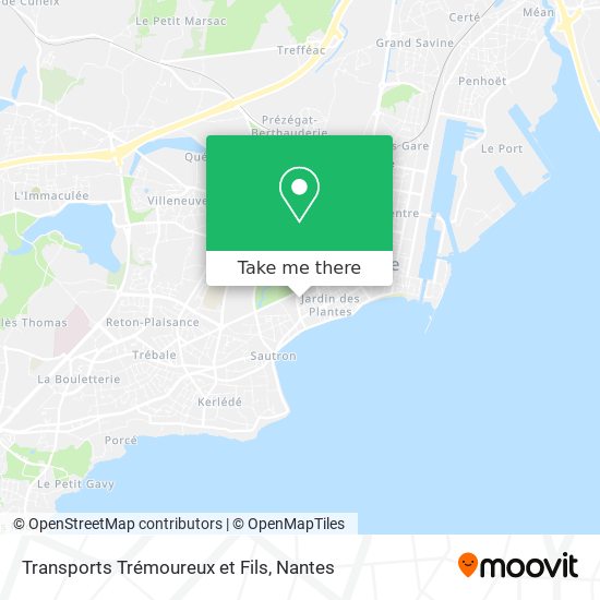 Transports Trémoureux et Fils map