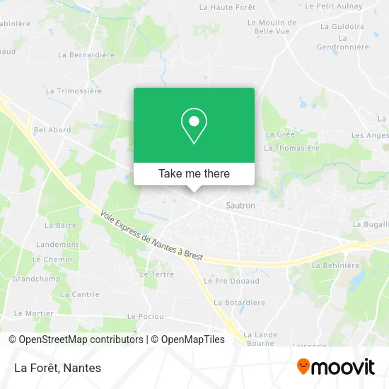 La Forêt map