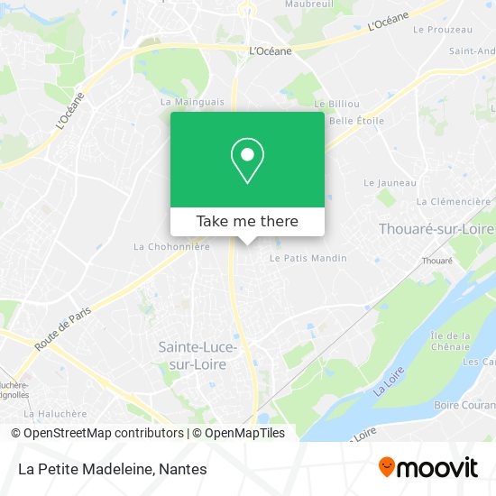 La Petite Madeleine map