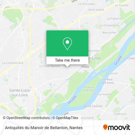 Mapa Antiquités du Manoir de Bellanton