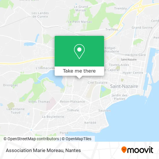 Association Marie Moreau map