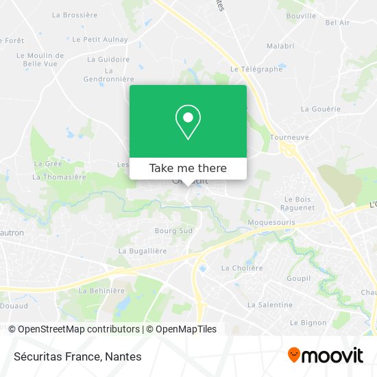 Sécuritas France map