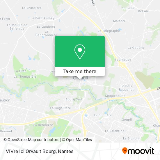 VIVre Ici Orvault Bourg map