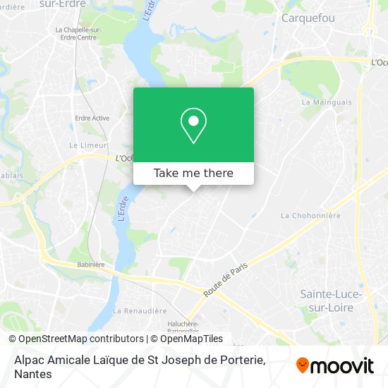 Alpac Amicale Laïque de St Joseph de Porterie map