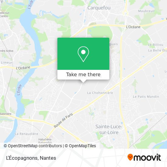 L'Écopagnons map