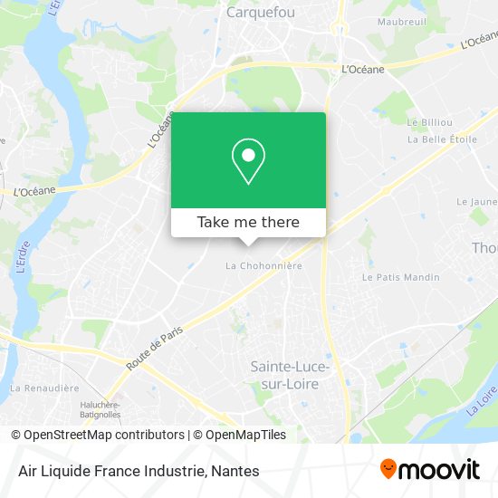 Air Liquide France Industrie map