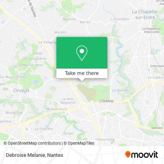 Debroise Melanie map