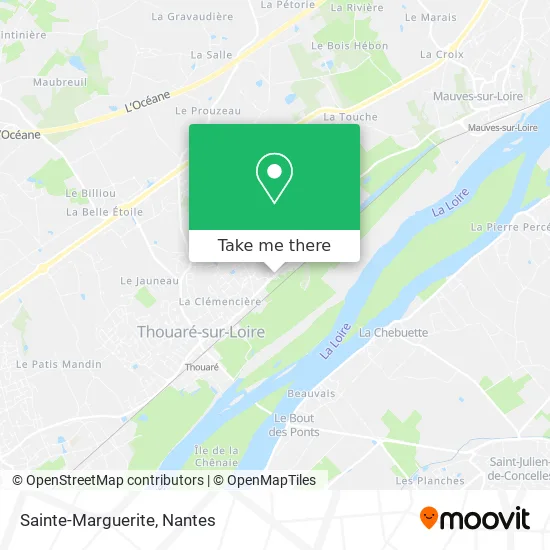 Sainte-Marguerite map