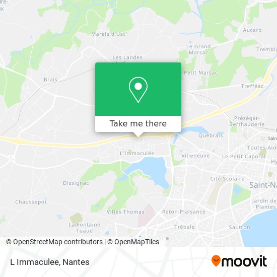 L Immaculee map