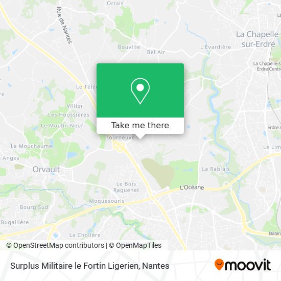 Surplus Militaire le Fortin Ligerien map