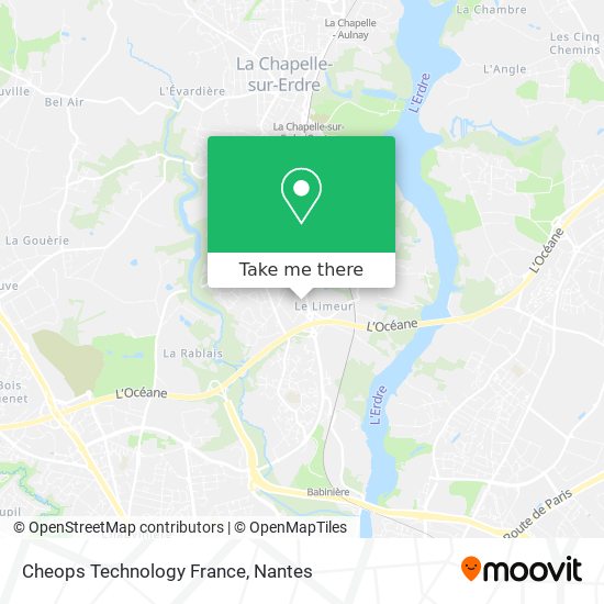 Cheops Technology France map