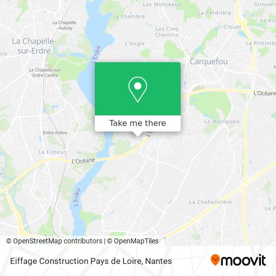 Eiffage Construction Pays de Loire map