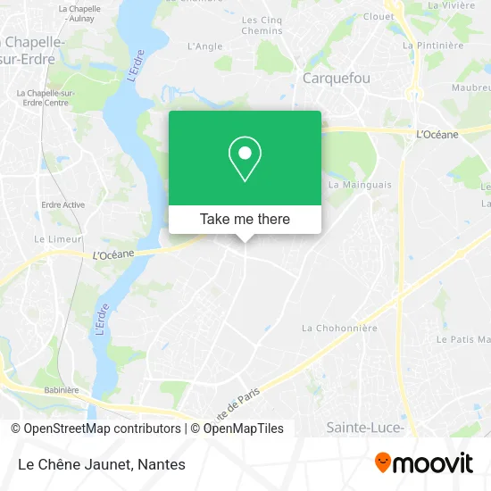 Mapa Le Chêne Jaunet