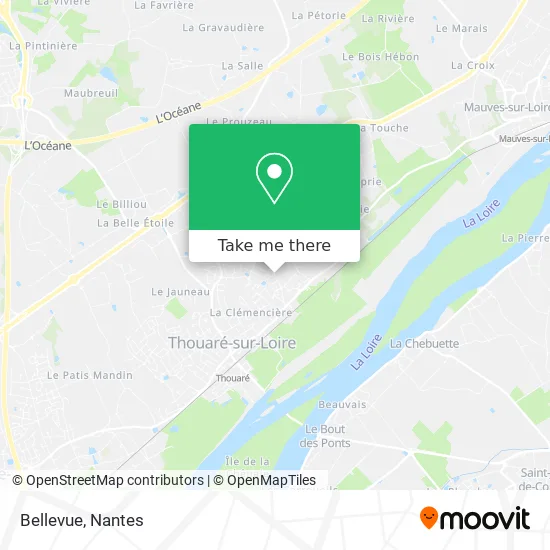 Mapa Bellevue