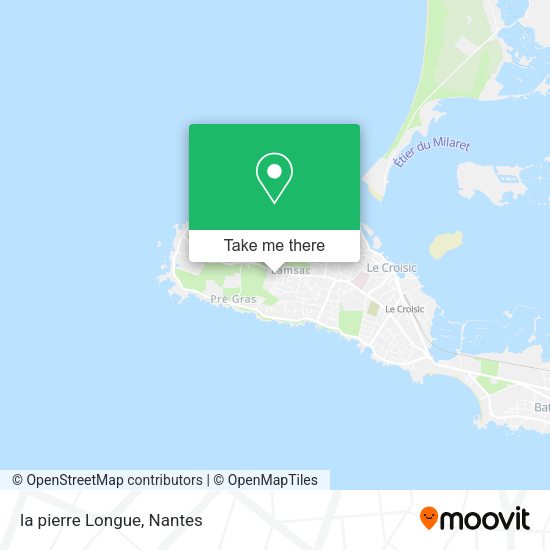 la pierre Longue map