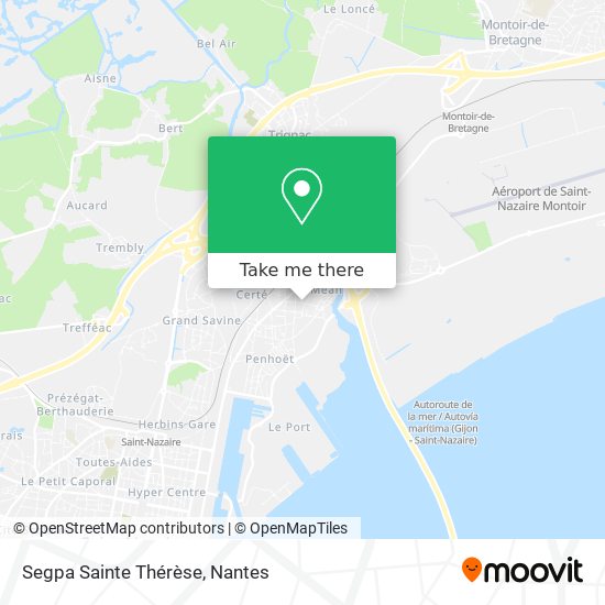 Segpa Sainte Thérèse map