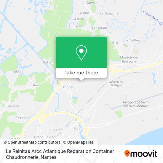 Le Reinitas Arcc Atlantique Reparation Container Chaudronnerie map