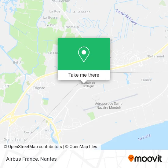 Mapa Airbus France