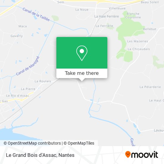 Le Grand Bois d'Assac map