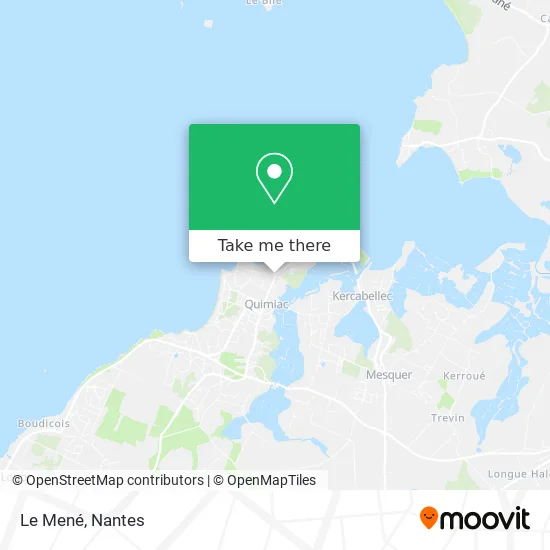 Le Mené map