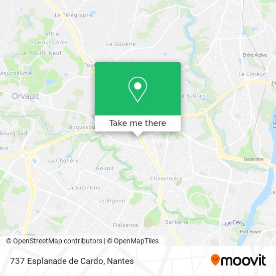 737 Esplanade de Cardo map