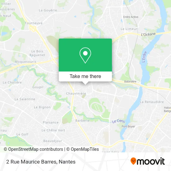 Mapa 2 Rue Maurice Barres