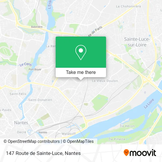 Mapa 147 Route de Sainte-Luce