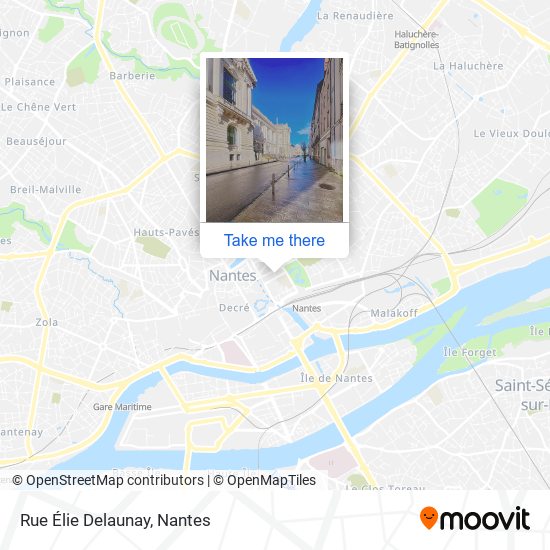 Mapa Rue Élie Delaunay