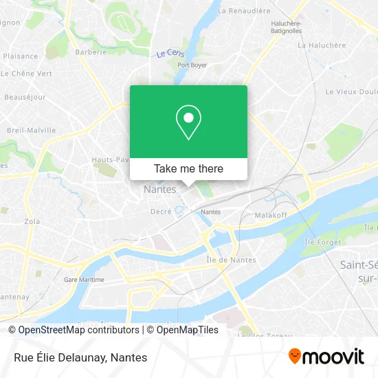 Mapa Rue Élie Delaunay