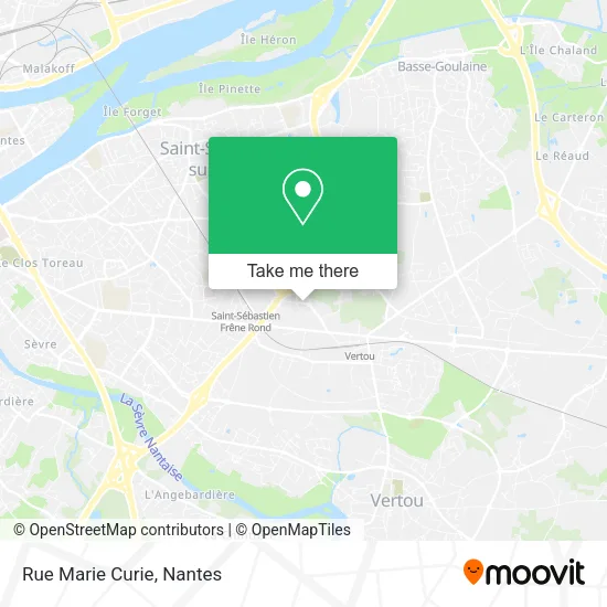 Rue Marie Curie map