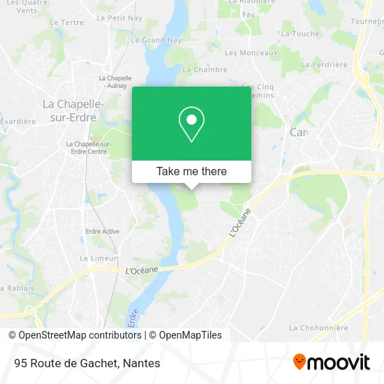 Mapa 95 Route de Gachet