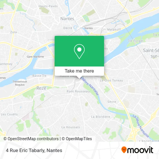 Mapa 4 Rue Eric Tabarly
