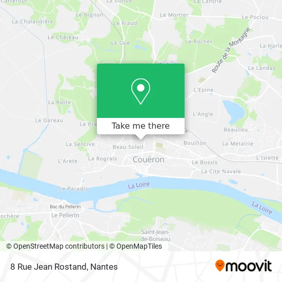 Mapa 8 Rue Jean Rostand