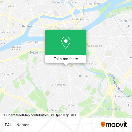 Mapa PAUL