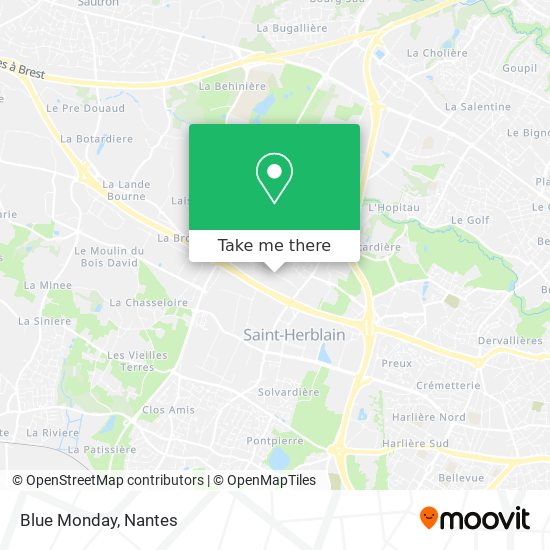 Blue Monday map